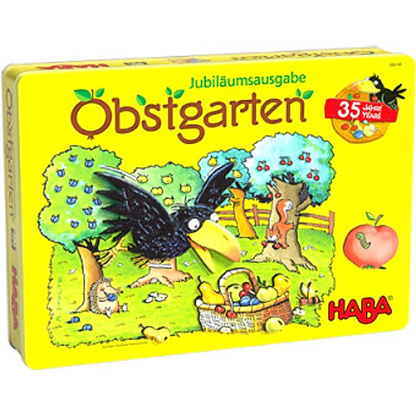 HABA Gesellschaftsspiel JUBILÄUMSAUSGABE OBSTGARTEN in bunt, Anneliese Farkaschovsky