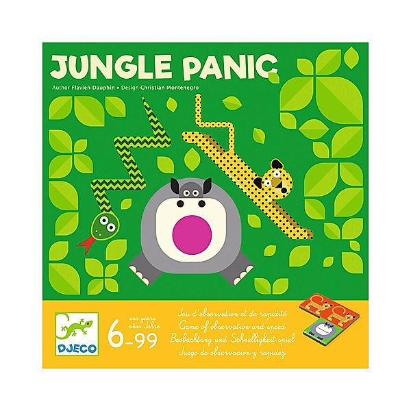 Djeco Gesellschaftsspiel JUNGLE PANI 67-teilig