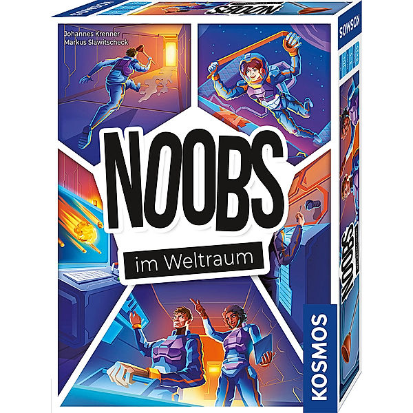 KOSMOS Gesellschaftsspiel NOOBS - IM WELTRAUM in bunt