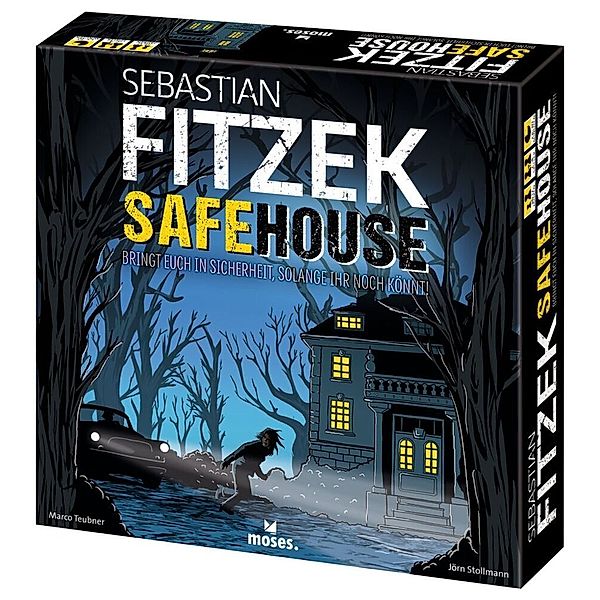 moses Verlag Gesellschaftsspiel SEBASTIAN FITZEK – SAFEHOUSE, Marco Teubner