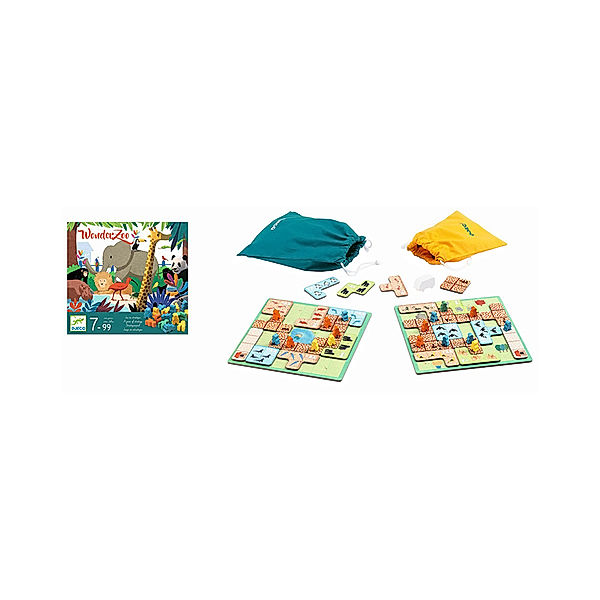 Djeco Gesellschaftsspiel WONDERZOO in bunt