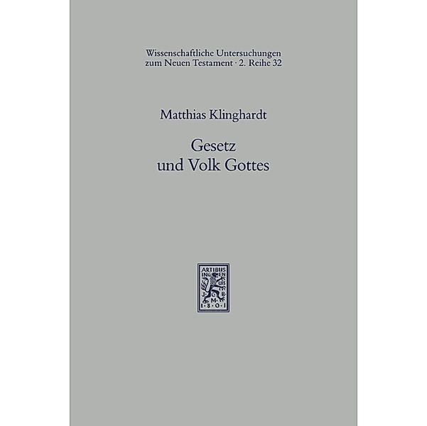 Gesetz und Volk Gottes, Matthias Klinghardt