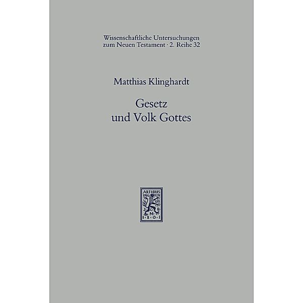 Gesetz und Volk Gottes, Matthias Klinghardt