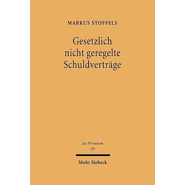 Gesetzlich nicht geregelte Schuldverträge, Markus Stoffels