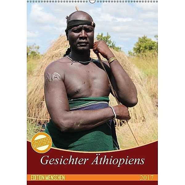 Gesichter Äthiopiens (Wandkalender 2017 DIN A2 hoch), BeSpr