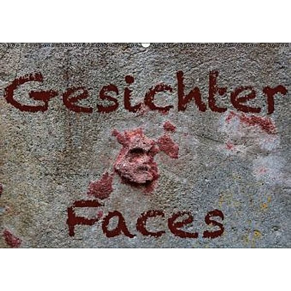 Gesichter Faces (Wandkalender 2015 DIN A2 quer), Maria Reichenauer