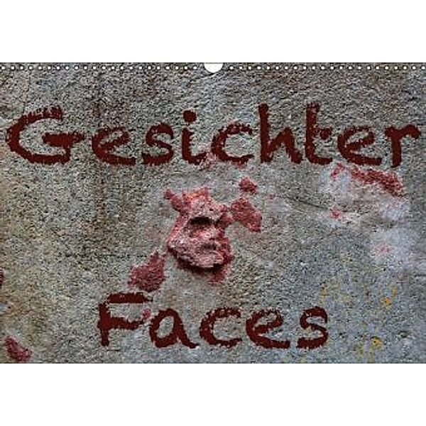 Gesichter Faces (Wandkalender 2015 DIN A3 quer), Maria Reichenauer