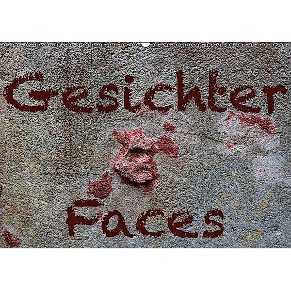 Gesichter - Faces (Wandkalender 2017 DIN A2 quer), Maria Reichenauer