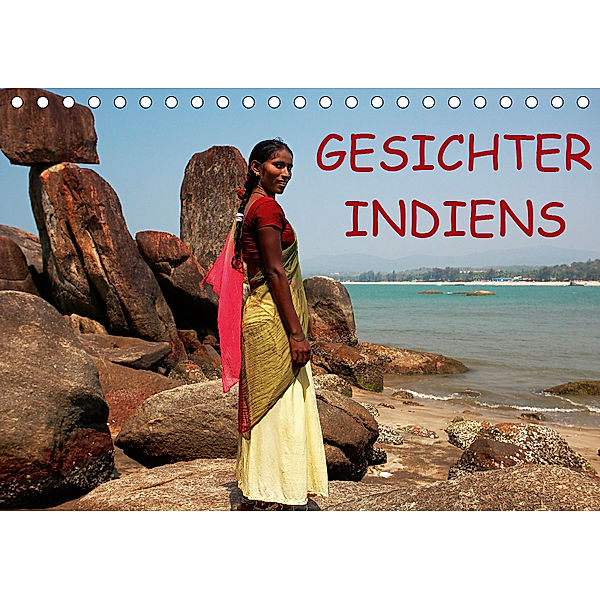 Gesichter Indiens (Tischkalender 2019 DIN A5 quer), Martin Rauchenwald