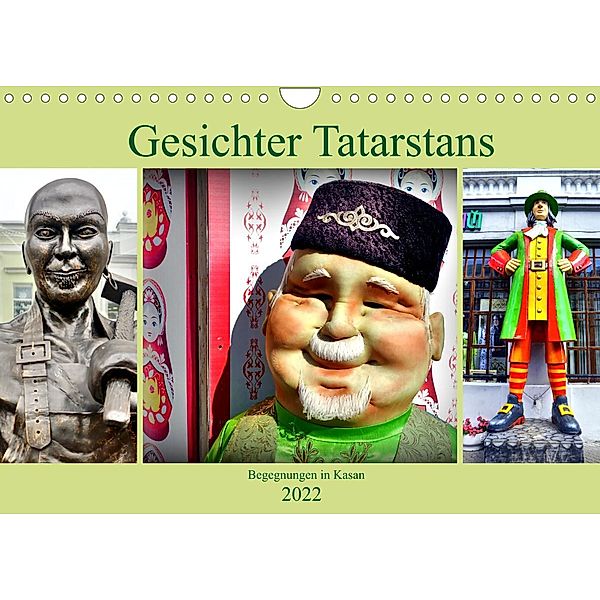 Gesichter Tatarstans - Begegnungen in Kasan (Wandkalender 2022 DIN A4 quer), Henning von Löwis of Menar, Henning von Löwis of Menar