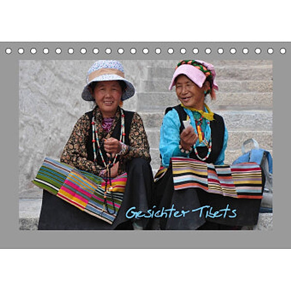 Gesichter Tibets (Tischkalender 2022 DIN A5 quer), Pia Thauwald