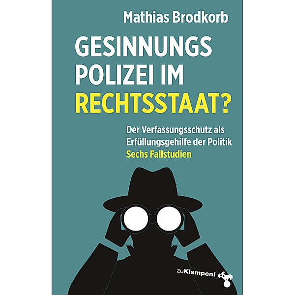 Gesinnungspolizei im Rechtsstaat?, Mathias Brodkorb
