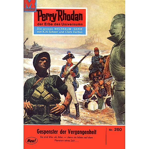 Gespenster der Vergangenheit (Heftroman) / Perry Rhodan-Zyklus Die Meister der Insel Bd.260, Kurt Mahr