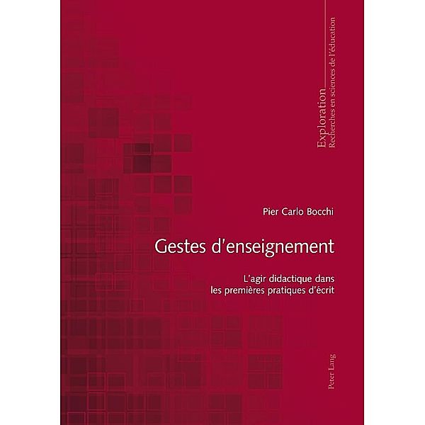 Gestes d'enseignement, Pier Carlo Bocchi