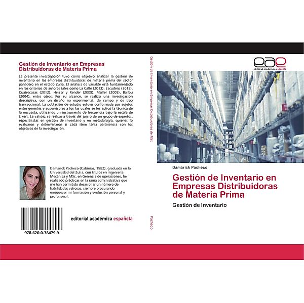 Gestión de Inventario en Empresas Distribuidoras de Materia Prima, Damarick Pacheco