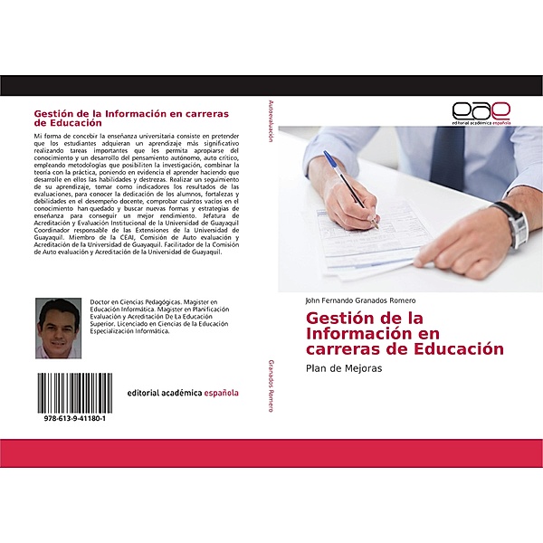 Gestión de la Información en carreras de Educación, John Fernando Granados Romero