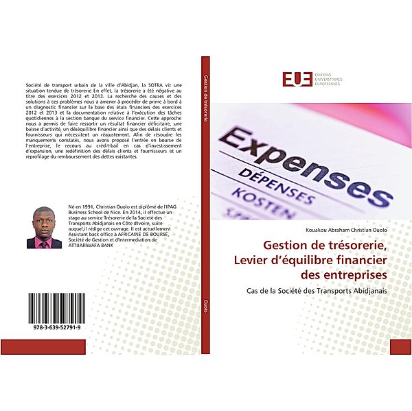 Gestion de trésorerie, Levier d'équilibre financier des entreprises, Kouakou Abraham Christian Ouolo