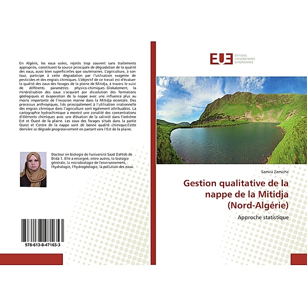 Gestion qualitative de la nappe de la Mitidja (Nord-Algérie), Samira Zamiche