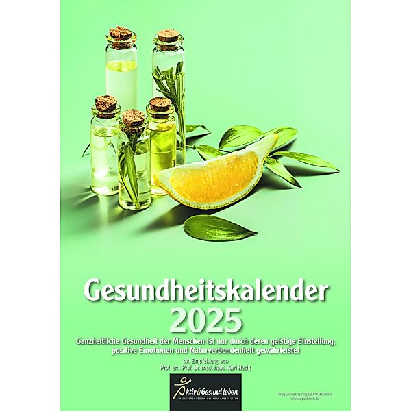 Gesundheitskalender 2025, Karl em. habil Hecht