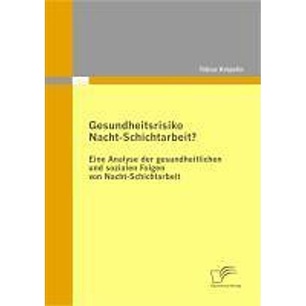 Gesundheitsrisiko Nacht-Schichtarbeit?, Tobias Kröpelin