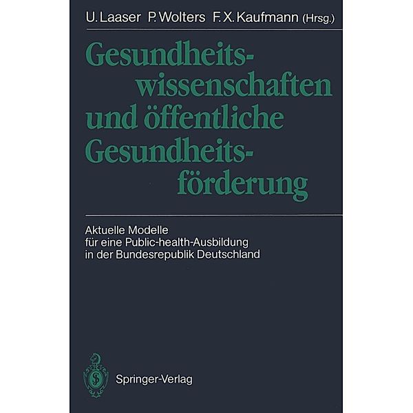 Gesundheitswissenschaften und öffentliche Gesundheitsförderung