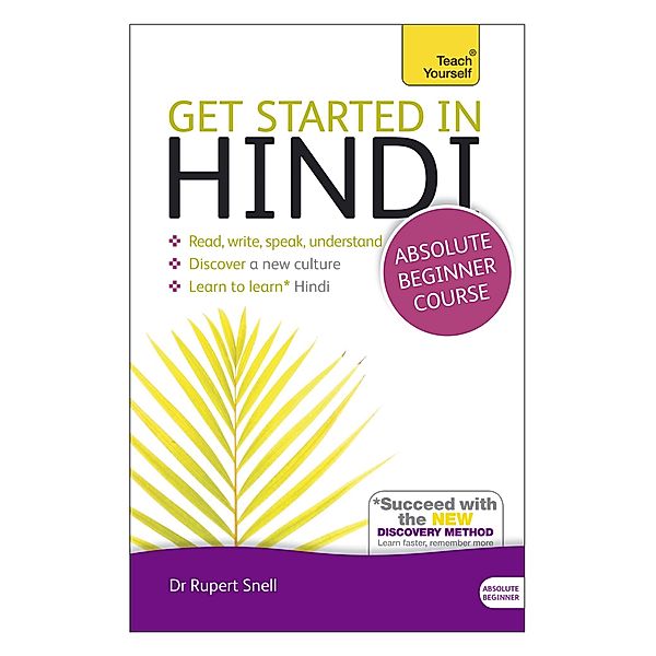 Get Started In Hindi Book, Rupert Snell