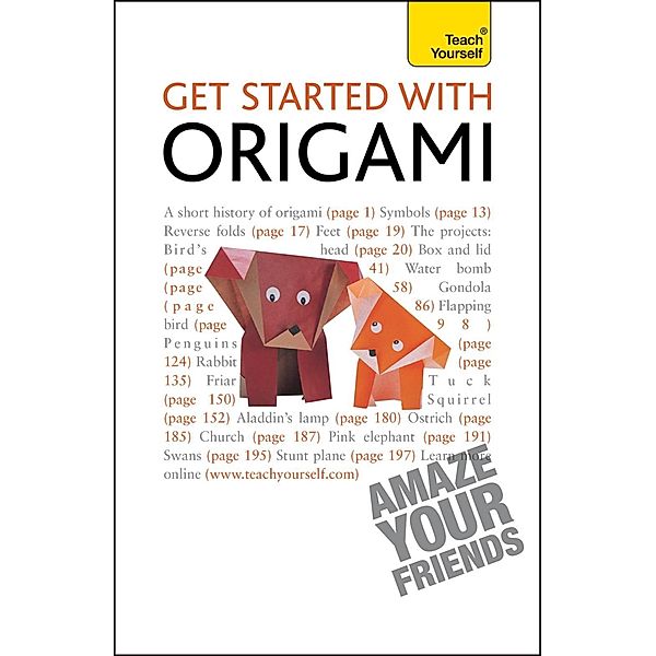 Get Started with Origami / Teach Yourself, Robin Harbin