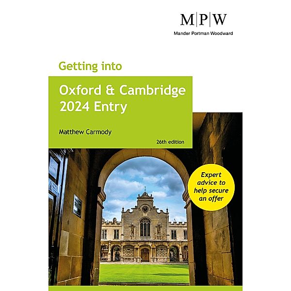 Getting into Oxford and Cambridge 2024 Entry, Mat Carmody