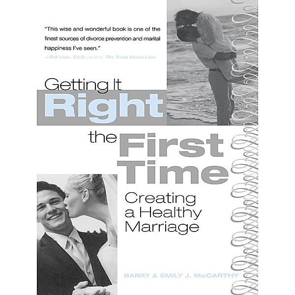 Getting It Right the First Time, Barry Mccarthy, Emily J. McCarthy