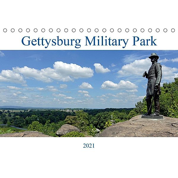 Gettysburg Military Park (Tischkalender 2021 DIN A5 quer), Borg Enders