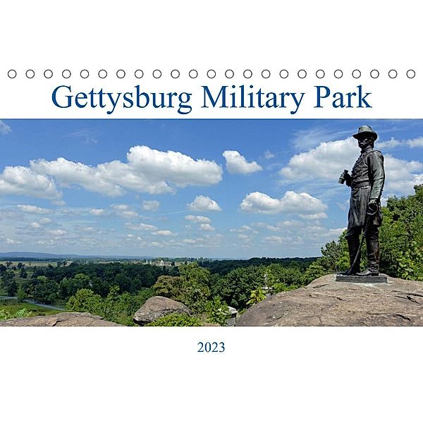 Gettysburg Military Park (Tischkalender 2023 DIN A5 quer), Borg Enders