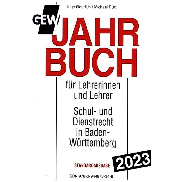 GEW-Jahrbuch 2023, Inge Goerlich, Michael Rux