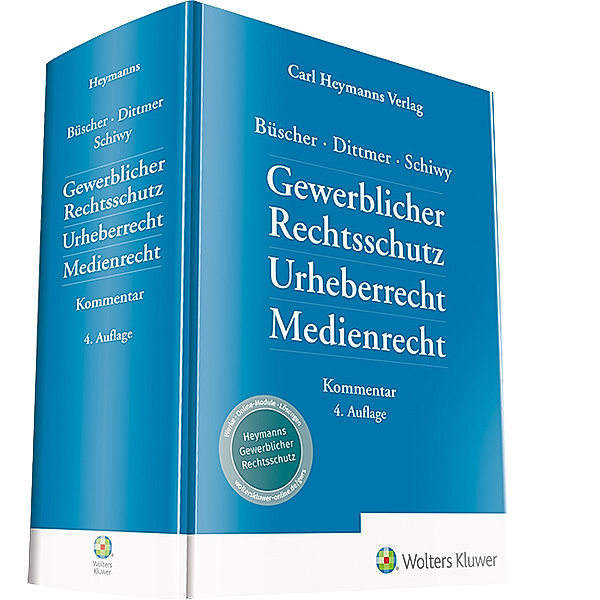 Gewerblicher Rechtsschutz Urheberrecht Medienrecht - Kommentar