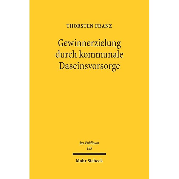 Gewinnerzielung durch kommunale Daseinsvorsorge, Thorsten Franz