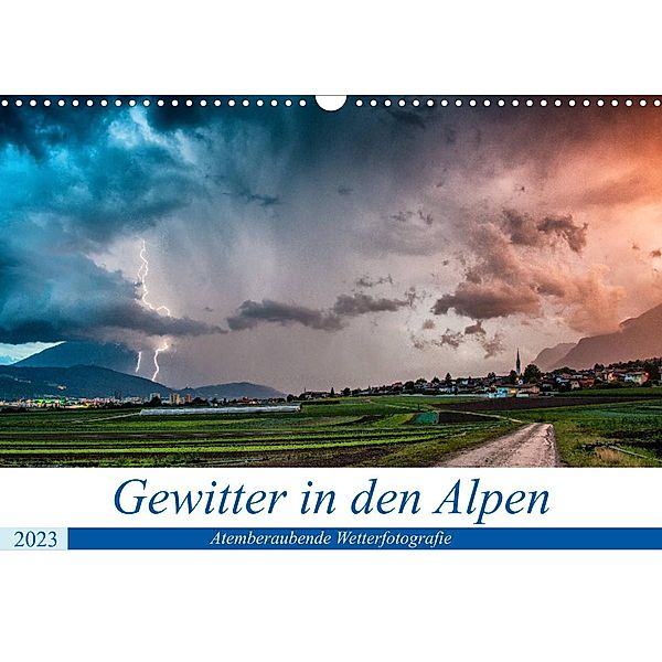 Gewitter in den AlpenAT-Version  (Wandkalender 2023 DIN A3 quer), Danijel Jovanovic