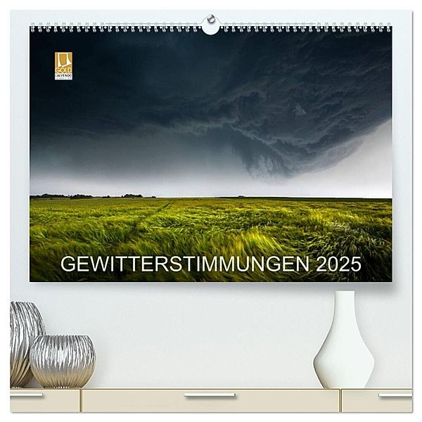 GEWITTERSTIMMUNGEN 2025 (hochwertiger Premium Wandkalender 2025 DIN A2 quer), Kunstdruck in Hochglanz, Calvendo, Franz Schumacher
