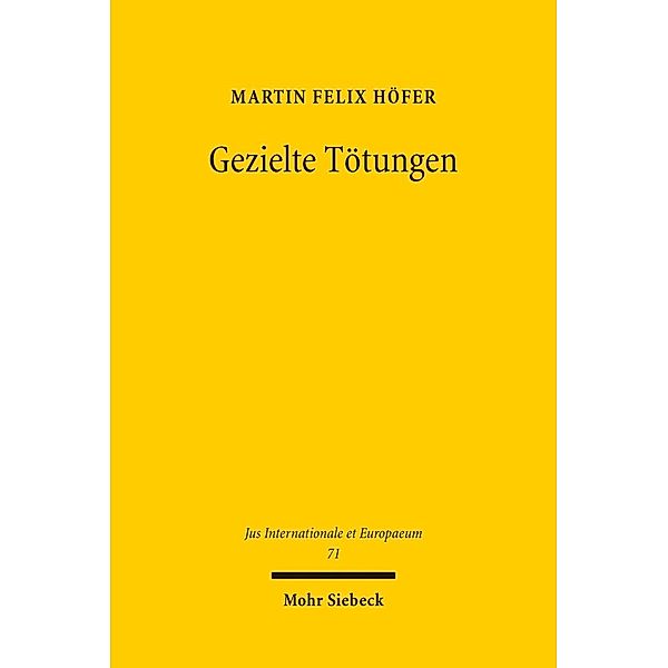 Gezielte Tötungen, Martin F. Höfer