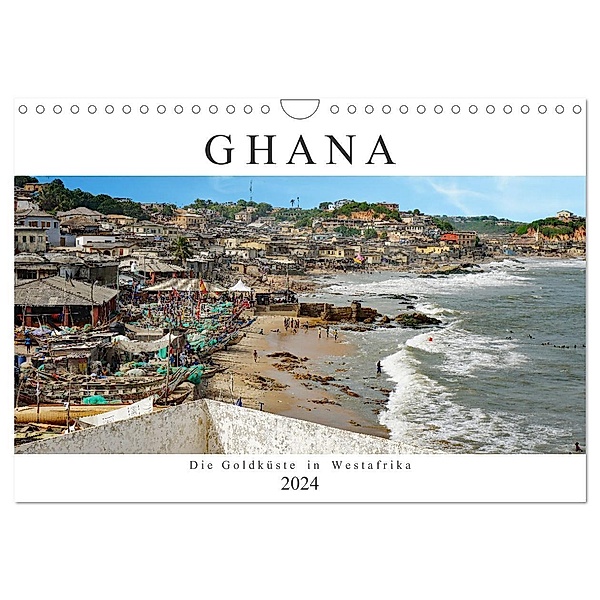 Ghana - Die Goldküste in Westafrika (Wandkalender 2024 DIN A4 quer), CALVENDO Monatskalender, Britta Franke