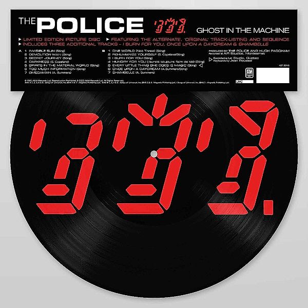 Ghost In The Machine (Alternate Seq-Picture Lp) (Vinyl), The Police