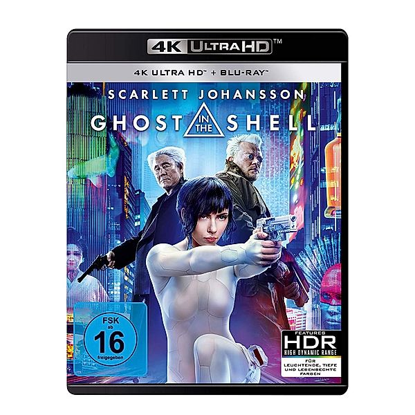 Ghost in the Shell (4K Ultra HD), Pilou Asbæk Takeshi Kitano Scarlett Johansson