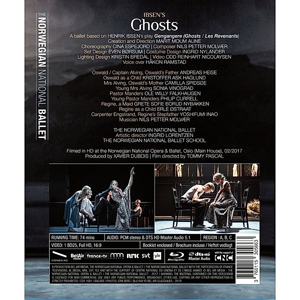 Ghosts [Blu-Ray], The Norwegian National Ballet