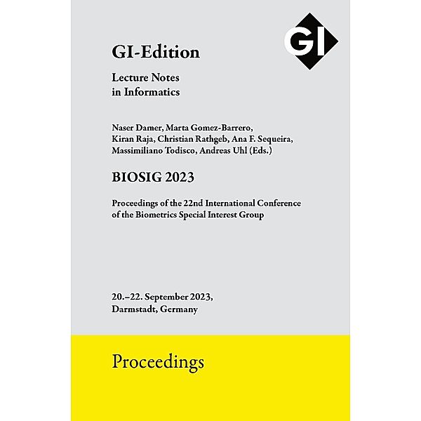 GI Edition Proceedings Band 339 BIOSIG 2023