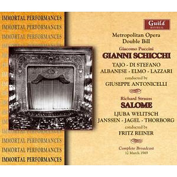 Gianni Schicchi+Salome, Antonicelli, Reiner, Metropolitan