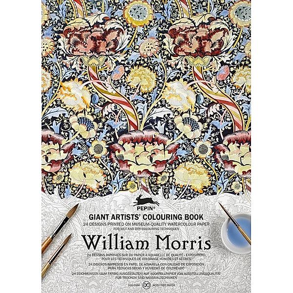 Giant Artists' Colouring Book / William Morris, Pepin van Roojen