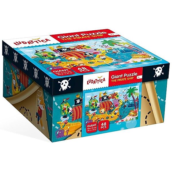 Giant Puzzle Pirat Bodenpuzzle (Kinderpuzzle)