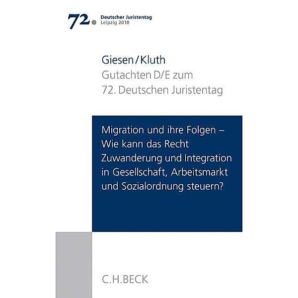 Giesen, R: Verhandlungen des 72. Deutschen Juristentages Lei, Richard Giesen, Winfried Kluth