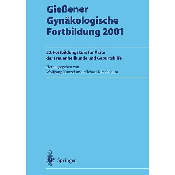 Giessener Gynäkologische Fortbildung 2001
