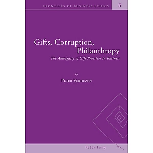 Gifts, Corruption, Philanthropy, Peter Verhezen