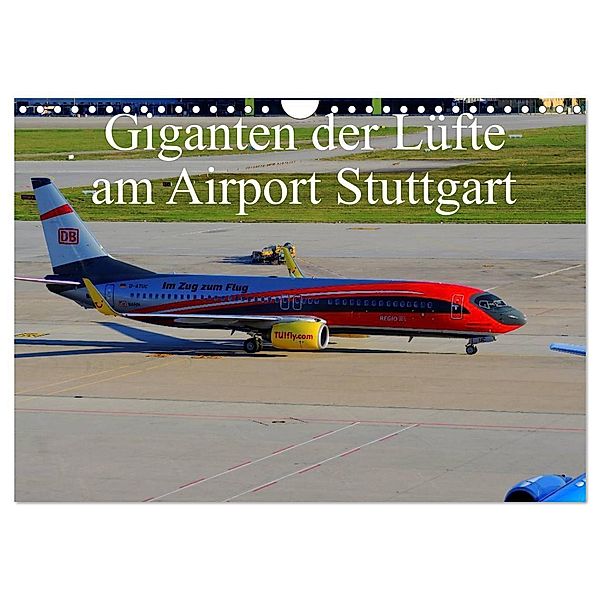 Giganten der Lüfte am Airport Stuttgart (Wandkalender 2024 DIN A4 quer), CALVENDO Monatskalender, Thomas Heilscher
