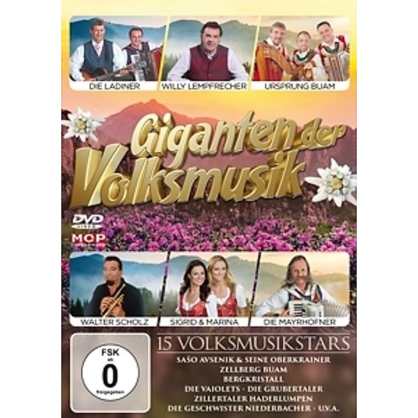 Giganten der Volksmusik DVD, Diverse Interpreten